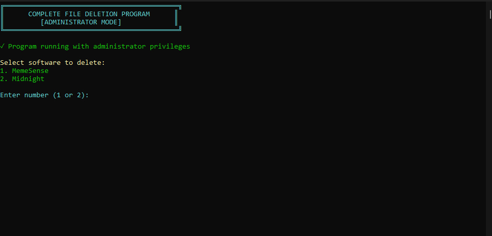 DeleteCheats скриншот